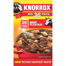 Each cube is equal to one cup of beef. Knorrox Beef Flavour Stock Cubes 36 Pack Soups Stocks Cooking Ingredients Food Cupboard Food Shoprite Za