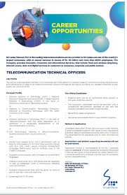 12.2 the sealed envelope shall bear the specific identification of this bid exercise as indicated follows: Communication Technical Officer Sri Lanka Telecom Gazette Lk