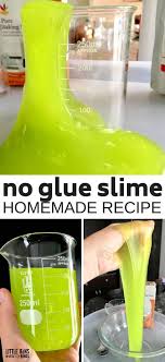 Continue to repeat this process for about 5 minutes to make your slime nice and stretchy. How To Make Slime Without Glue Little Bins For Little Hands