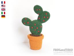 Tes lèvres sont douces comme la surface d'un cactus. Pattern Prickly Pear Cactus Amigurumi