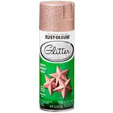 Rose Gold Glitter Spray Paint