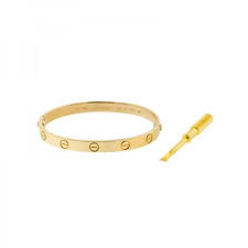 Pre Owned Cartier Love Bracelet 18k Yellow Gold Size 17 Cartier Love Bracelet 18k Gold Bangle Yellow Gold Bangle