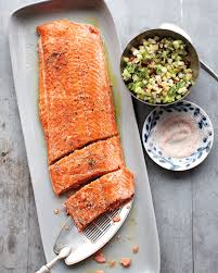 Arrange lemon slices over salmon. Quick And Easy Easter Recipes Martha Stewart