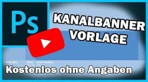 Klicken sie zum herunterladen auf eine davon. Photoshop Youtube Kanalbanner Erstellen Vorlage Zum Downloaden Youtube