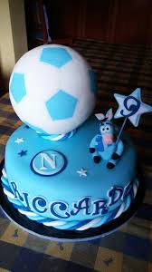 Torta Squadra Napoli Torte Decorazioni In Pasta Di Zucchero Compleanno