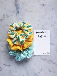Pineapple And Seersucker Scrunchie Pack Lilly Southern Etsy Scrunchies Green Scrunchie Diy Hair Scrunchies
