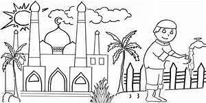 29 gambar mewarnai masjid nabawi terlengkap 2018 marimewarnai com. Gambar Mewarnai Masjid Radea