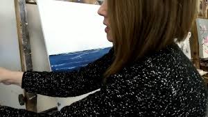 Tuto Peinture Au Couteau Facile Le Bord De Mer Peinture Au Couteau Facile Peinture Au Couteau Peinture