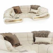 Easy conversation area contemporary sectional sofa circle round. Artstation Sofa Dreams Semicircle Resources
