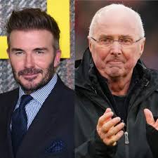 David Beckham recently...