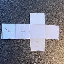 Bij deze testen moet je kubussen openvouwen je ziet een dichte kubus en een paar voorbeelden van hoe deze kubus eruit kan zien als hij opengevouwen. Kubus Vouwen