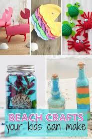 These beach craft ideas include handprint art, starfish art, seashell wind chimes, seashell monogram, beach ball crafts and edible crafts. 27 Fun Beach Crafts For Kids Your Family Will Love