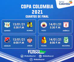 Check spelling or type a new query. Programese Con Los Cuartos De Final De La Copa Colombia Futbol Hoy