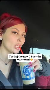 Trying the new 7 Brew in our town! 🤭 @7brewcoffee #tattedmama  #tattedmama44 #tastetest #dayinmylifevlog #coffee