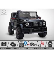 Voiture Electrique Enfant Mercedes G 63 Amg 50w 12v Noir Kingtoys