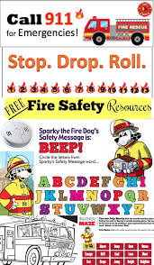 Please join us at one of the events listed below! Free Fire Safety Bookmark Punch Card Printables Resources