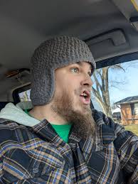 Harper's adorable hat didn't last long