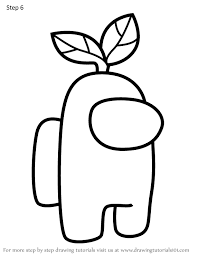 This is an easy step by step drawing lesson that i am sure you won't have a hard time following along with. Learn How To Draw Plant Hat From Among Us Among Us Step By Step Drawing Tutorials