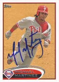 A lo largo de la última década y con el apoyo de las comisiones atléticas a través de los. Autograph Michael Martinez 2012 Topps 64 Philadelphia Phillies Baseball Card