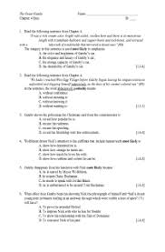 Quiz Over Chapter 4 Of The Great Gatsby Quiz Over Literature Activities Literature Activities Gatsby The Great Gatsby