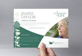 Funeral Service Flyer Template Psd Ai Vector Brandpacks