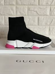 Shop the fall 2021 collection at balenciaga.com Balenciaga Sock Shoes Black And Pink Promotions