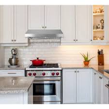 Hood Presenza 7 In Under Cabinet Ducted Range Hood With Push Button In Stainless Steel Qr065 The Ho Kitchen Island Vent Kitchen Range Hood Kitchen Remodel