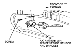 Maybe you would like to learn more about one of these? Ambient Air Sensor The A C In My 99 Mercury Sable Does Not Work The Book Says It Has To Be Above 50 Degrees F Outside Before It Will Work
