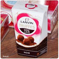 Chocolat Lanvin Truffes Noires Gourmandise Chocolat Truffe