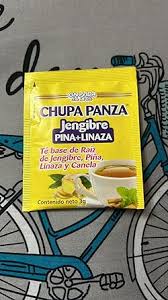 Buy Set 2X1 - Tea Chupa Panza + Drops Chupa Panza Extract, Tea Based  Onginger Root, Pinneapple, Flaxseed & Cinnamon (30 Tea Bags/0.10 Oz Each +  90Ml Drops) Online At Desertcartkuwait