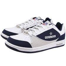 Dallas Cowboys Sneakers Reebok Dallas Cowboys White Navy Blue Silver Recline Ph3 Sneakers Dallas Cowboys Shoes Cowboy Shoes Sneakers