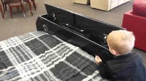 Cons of a footboard is the bed is more difficult to make and some of the duvet is hidden. Footboard With Hidden Tv Pop Up Youtube