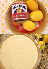No Bake Lemon Pie At Home With My Honey Recipe No Bake Lemon Pie Milk Recipes Lemon Recipes