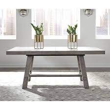 Share the post farmhouse kitchen table sets. Modern Farmhouse Rectangular Dining Table Liberty Furniture Furniture Cart