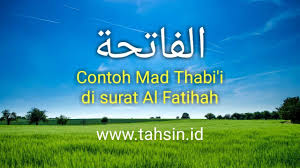 Setelah menyimak bagaimana bacaan surat al fatihah berikut latin dan terjemahannya. Macam Macam Tajwid Mad Thabi I Di Surat Al Fatihah Lengkap Dengan Penjelasannya