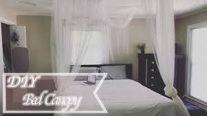 The canopy can be created in a lot of different ways. Diy Bed Canopy Youtube