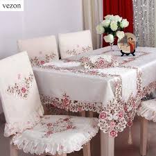 Online Shop Vezon Sicak Satis Zarif Saten Jakarli Nakis Cicek Masa Ortuleri El Yapimi Cutwork Islemeli Masa Ortusu Bindirmeleri Alie Nevresim Ortuler Kirlent