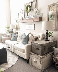 Ever Since I Moved My Chippy White Trunk To This Location In My Office I Just Can T Ge Farmhouse Decor Living Room Farm House Living Room Cottage Living Rooms