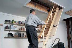 Maybe you would like to learn more about one of these? Uare Hole With A Plywood Cover To Get Into The Attic You Must Climb A Stepladder Then Hoist Yourself Up Through The H Loft Stairs Attic Stairs Attic Remodel