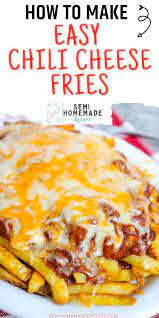 Easy Chili Cheese Fries Recipe In 2021 Cheese Fries Chili Cheese Chili Cheese Fries