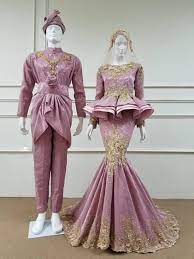 Desain baju bodo untuk pengantin berhijab via www.instagram.com. Dusty Pink Pink Belacan Rm1750 Songket Pengantin Facebook