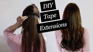 Tape Extensions Selbermachen Diy Desinas Cover Up Youtube Tape In Extensions Extensions Cover Up