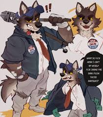 Mr Wolf but kinda different by OverCyan -- Fur Affinity [dot] net
