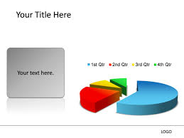 Powerpoint Slide Pie Chart 3d Split Multicolor 4
