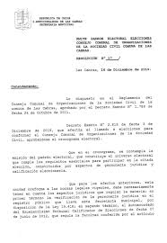 Ser árbitro electoral no ha sido fácil: Padron Electoral De Organizaciones Municipalidad Las Cabras Facebook