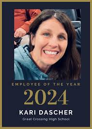 Congratulations, Kari Dascher--2024 GCHS Employee of the Year!