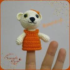 Ayicik Parmak Kukla Tarifi Turkce Kuklalar Amigurumi Modelleri Ayicik