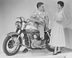 Image result for White 1957 Motorcycle