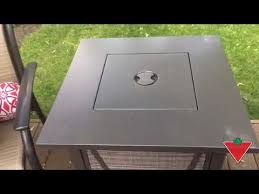 Fixkit 30 inch propane fire table. My Product Review For Living Bluebay Fire Table Youtube