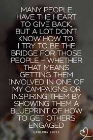 It's about giving back and it's about serving. 15 Memorable Cameron Boyce Quotes About Giving Back Being A Good Role Model Giving Quotes Giving Back Quotes Cameron Boyce